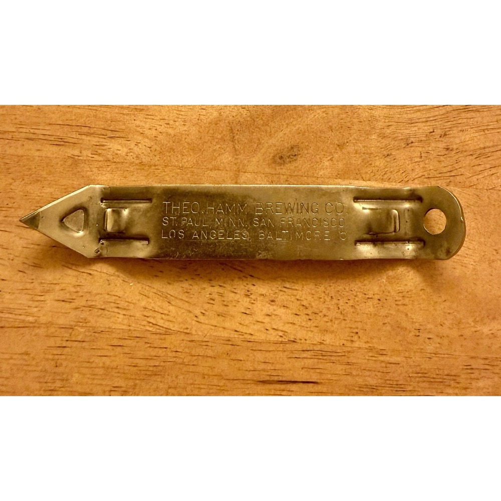 Vintage Original HAMMS Beer Bottle Can Opener Theo Hamm Brewing Co